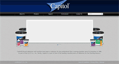 Desktop Screenshot of capitoladhesives.com