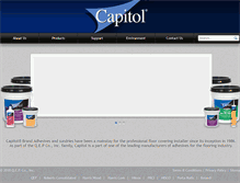 Tablet Screenshot of capitoladhesives.com